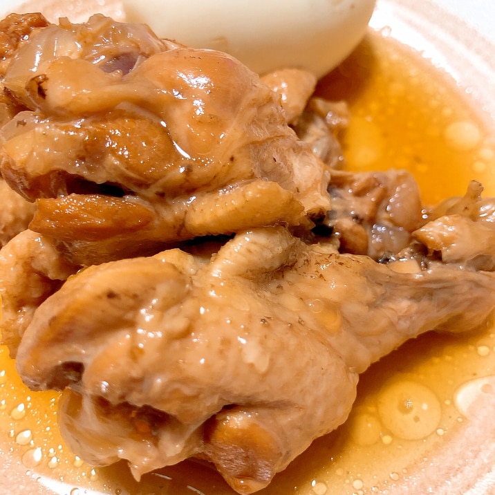 ホットクックレシピ 手羽元のハニーポン煮 レシピ 作り方 By ミートソース 楽天レシピ